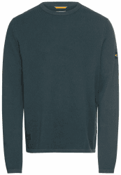 camel active Herren Pullover aus Reiner Baumwolle L Tintenblau Angebot bei HelloDeals