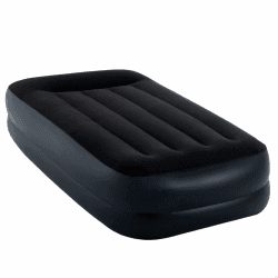 INTEX "Pillow Rest" Luftbett für 1 Person mit Kopfkissenteil (191x99x42 cm) max. 136 KG – mit integrierter Elektropumpe – Gästebett aufblasbares Bett Camping Matratze mit Fiber-Tech (64122) Angebot bei HelloDeals