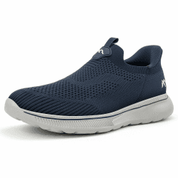 ODCKOI Herren Slip On Sneaker atmungsaktiv Turnschuhe bequem Laufschuhe | Minimalistischer Sneaker Herren für Alltag, Walking, leichtes Jogging bietet flexiblen, bequem 45 EU 1045 Navy Blau Angebot bei HelloDeals