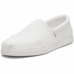 Toms Herren Alp FwdFlacher Slipper 39 EU White Recycled Cotton Canvas Angebot bei HelloDeals