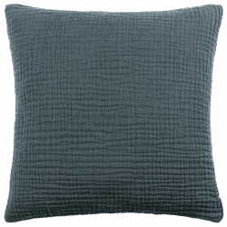 Yard furn Lark Kissenbezug – Weiche Minimalistische Strukturierte Musselin Baumwolle Dekorativer Bezug (Dusk – 45x45cm) Angebot bei HelloDeals