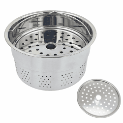 Premium-Dampfkorb Aus Edelstahl für TM5 TM6-Blender,Dampfkorb Edelstahl für TM5 TM6 Reiskocher Perfekt für Gesundes Kochen und Einfache Reinigung High-Capacity Design Angebot bei HelloDeals