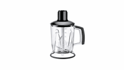 Braun Standmixer Aufsatz MQS 601 BK mit EasyClick Plus System - Zubehör für Braun Stabmixer MultiQuick 7 und 9, BPA-frei, Fassungsvermögen 1,25 l, Schwarz Angebot bei HelloDeals