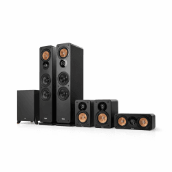 Teufel Ultima 40 Mk4 5.1 Soundsystem Home Cinema Surround Sound System | Heimkino mit Mächtiger Subwoofer, Bassreflex, Kevlar Mitteltöner - Schwarz Angebot bei HelloDeals
