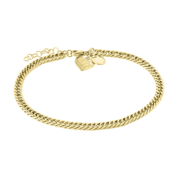 LIEBESKIND BERLIN Damen Fußkette – Modische Edelstahl-Fußkettchen in verschiedenen Designs und Farben – Fußschmuck perfekt für den Sommer & Alltag Gold Herz Angebot bei HelloDeals