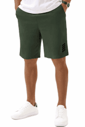 Kurze Hosen Herren Sweatshorts Herren Baumwolle，Sommer-Sportshorts mit Taschen & elastischem Bund für Casual ，Jogging ，Training Grün XXL Angebot bei HelloDeals