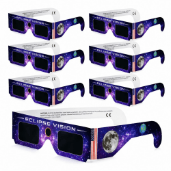 TK Gruppe Timo Klingler Sonnenfinsternis Brille - ISO 212312-2 zertifiziert - Brille für Sonnenfinsternis 2026 - Spanien & Frankreich Europa - Schutzbrille universal passend Angebot bei HelloDeals
