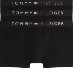 Tommy Hilfiger Herren 3p Trunk Um0um03900 Trunk (3er Pack) XL Black (Black / Black / Black) Angebot bei HelloDeals