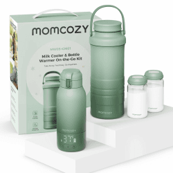 Momcozy Flaschenwärmer Baby & Muttermilchkühler Set, ideal für unterwegs | MW05 500ml Tragbarer Babyflaschenwärmer, TÜV-CE, großer Akku, CM01 650ml Muttermilchkühler, 360° 24H Kühlung, für unterwegs Angebot bei HelloDeals