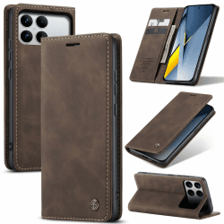 Handyhülle für Xiaomi Poco F8 Ultra 5G Hülle Premium Lederhülle Flip Case Magnet Tascher Kartenfach Standfunktion Klapphülle Schutzhülle für Xiaomi Poco F8 Ultra, Kaffee Xiaomi Poco F8 Ultra 5G Kaffee Angebot bei HelloDeals