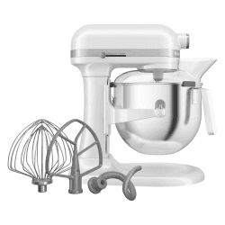 KitchenAid HEAVY DUTY KÜCHENMASCHINE MIT SCHÜSSELHEBER 6,6 L - WEISS 5KSM70JPXEWH Angebot bei HelloDeals