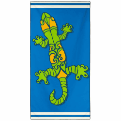 Zomer Mikrofaser Strandtuch 180x90cm Badetuch Groß Leicht Schnelltrocknend Sandfrei Strandhandtuch XXL für Sport Travel Camping Beach Gym, Gecko Angebot bei HelloDeals