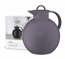 alfi KUGEL Isolierkanne 0,94 l, Hartglaseinsatz, 12h heiß, wisteria | 24h kalt, Thermoskanne für Kaffee & Tee, mit dichtem Drehverschluss, für Zuhause & Büro, lila 940 ml Wisteria Angebot bei HelloDeals