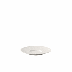 Villeroy und Boch Manufacture Rock Blanc Milchkaffee-Untertasse, 17,3 cm, Premium Porzellan, Weiß Weiß 17 cm Angebot bei HelloDeals
