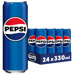 Pepsi Cola, Das Original von Pepsi, Koffeinhaltige Cola in der Dose, EINWEG Dose (24 x 0.33 l) (Verpackungsdesign kann abweichen) Cola 24 x 0.33 l Angebot bei HelloDeals