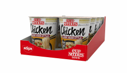 Nissin Cup Noodles Chicken Instant-Nudeln japanischer Art 8er Pack | Herzhaft-würziger Hühnchen-Genuss mit Gemüse – in nur 3 Minuten zubereitet. Heiß und lecker genießen. Angebot bei HelloDeals