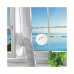 Fensterdichtung 400CM 158inch für mobile Klimageräte Klimaanlagen | flexible Dichtung für Fenster, Dachfenster & Flügelfenster, einfache Montage, heiße Luf White Angebot bei HelloDeals