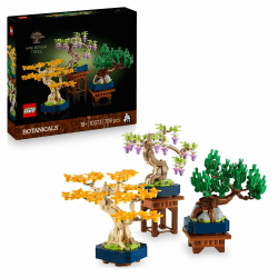 LEGO Botanicals Mini-Bonsais - Bonsai zum Bauen & Ausstellen - Kunstblumen DIY Deko - Ginkgo, Schwarzkiefer & Wisteria Kunstpflanzen - Geschenk für Erwachsene - 10373 Mini Bonsai Trees 10373 Angebot bei HelloDeals
