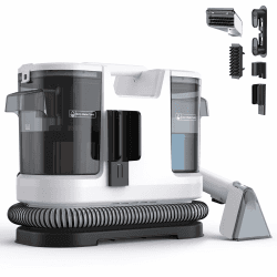 Lubluelu Nasssauger Polsterreiniger, 22 kPa, 600 W, mit Selbstreinigung | Upgrade Nasssauger Waschsauger mit langem Schlauch, großen Wassertanks und leichtem Design für Teppiche, Sofas und Autos. Schneeweiß Angebot bei HelloDeals