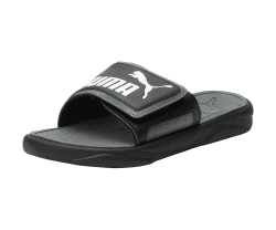 PUMA Unisex Herren Damen Badeschuhe Badeschlappen Royalcat Comfort 2 Slides 42 EU Black Castlerock White Angebot bei HelloDeals