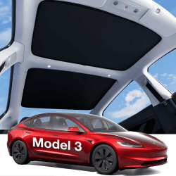 Wigoo Tesla Model 3 Sonnenschutz Dach, Schwarz | Never Sag, Nano Ice-Crystal Coatings, 3-Gen Wärmedämmung, 2020~2026 Highland Model 3 2020-2026 Schwarz Angebot bei HelloDeals