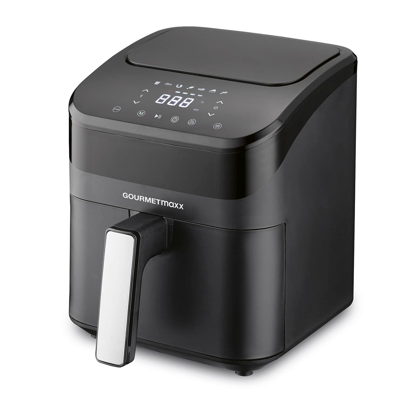 GOURMETmaxx Digitale Heißluftfritteuse | 4L Airfryer mit Timer & Touchscreen | Fritteuse mit vielseitigen Funktionen & Programmen | Energiesparend frittieren, nahezu ohne Öl | Minibackofen - 1400 W 4 Liter Angebot bei HelloDeals