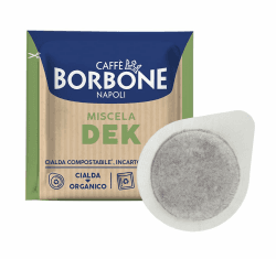 Caffè Borbone Kompostierbare Kaffeepads, Dek - Entkoffeinierte Kaffeemischung - 100 Pads - Umweltfreundliche Verpackung - Kompatibel mit ESE System Papier Pads 44 mm Kaffee 100 Pads Dek Mischung Angebot bei HelloDeals