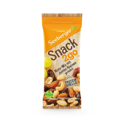 Seeberger Snack2go Nuss-Mix mit Jumbo Rosinen, Nussmischung (12 x 50 g) Studentenfutter 50 g (12er Pack) Angebot bei HelloDeals