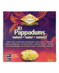 Patak's Pappadums, plain, 12er Pack (12 x 100 g) Angebot bei HelloDeals