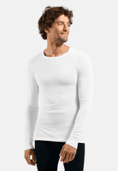 Odlo Herren Thermounterwäsche Herren Active Warm I Langarm Thermoshirt I Warme Skiunterwäsche I Langarm Thermoshirt mit Rundhals Funktionsunterwäsche Langarm Shirt (1er Pack) XXL Weiß Angebot bei HelloDeals