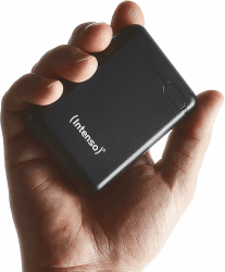 Intenso Powerbank XS10000 - 10000 mAh Externer Akku für iPhone & Samsung | Kompaktes Ladegerät mit USB-C und USB-A, Schnelles Laden für Smartphone, Tablet und Kamera, Leichtes Design in Schwarz 10000mAh Schwarz Angebot bei HelloDeals