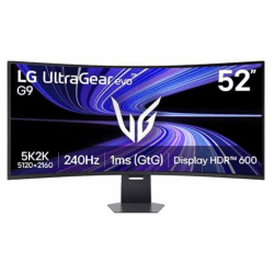 LG Ultragear™ 52G930B-B 52 Zoll 21:9 Curved 5K2K VA Gaming Monitor, 240Hz, DisplayHDR™ 600, AMD FreeSync Premium, USB-C (90W), Schwarz Schwarz 52" 52" 5K2K Angebot bei HelloDeals