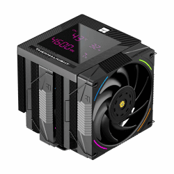 Thermalright TR Phantom Spirit 120 Digital EVO CPU-Lüfter, 7 Wärmeleitrohre, Dual 120mm PWM-Lüfter, digitales Display auf der Deckel, für AM4/AM5/Intel LGA1700/1851/1150/1151/1200, PC-Kühler Schwarz-PS120 D EVO Angebot bei HelloDeals