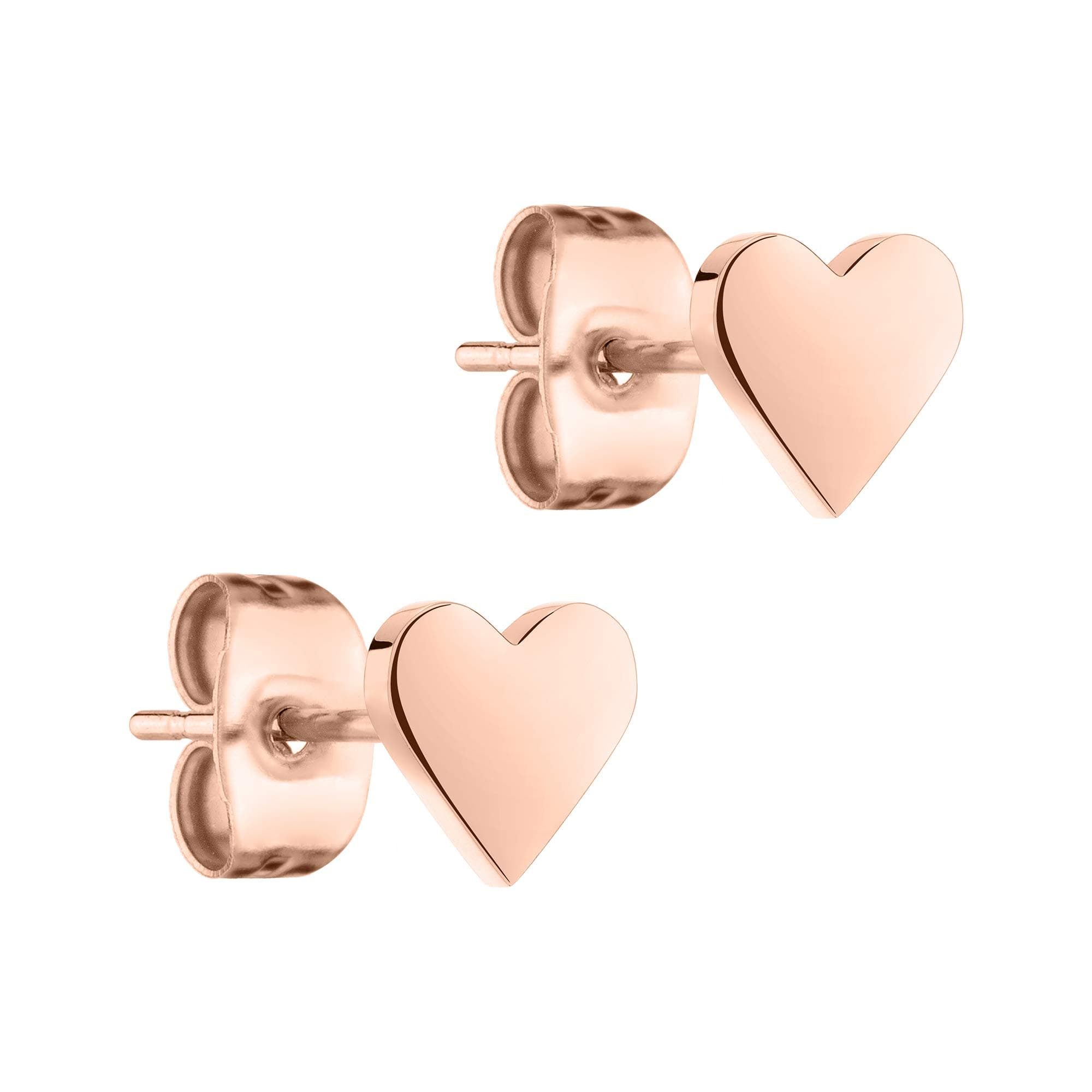 Tamaris Ohrstecker für Damen mit Herz, Damen Ohrschmuck wasserfest aus Edelstahl, Geschenkidee Roségold Angebot bei HelloDeals