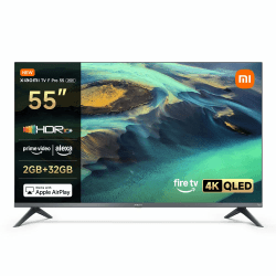 Xiaomi TV F Pro 55 (140 cm), 4K UHD QLED, Smart TV, Fire OS8, HDR10+, MEMC Fire TV Pro(2026 model) 55" Angebot bei HelloDeals