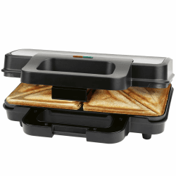 ProfiCook® Sandwichmaker | extra große Sandwichplatten für XXL-Toastscheiben | Antihaftbeschichtung | kein Anbrennen | Toaster Sandwichtoaster | Sandwich Maker | 900W | PC ST 1315 Edelstahl Angebot bei HelloDeals