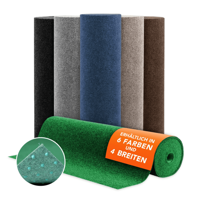 Floordirekt Kunstrasen Outdoor Teppich Farbwunder Pro - Balkonteppich - Rasenteppich für Terrasse, Balkon und Freizeit - leicht zu verlegen (100 x 100 cm, Grün) 100 x 100 cm (Rechteckig) Grün Angebot bei HelloDeals