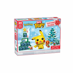 Funko Bitty POP! Countdown Calendar: Pokemon - Adventskalender - 24 Tage voller Überraschungen - Sammelbar Vinyl Mini Figures - Mystery-Box - Geschenkidee - Weihnachts-Countdown Multicolore Standard Size Angebot bei HelloDeals