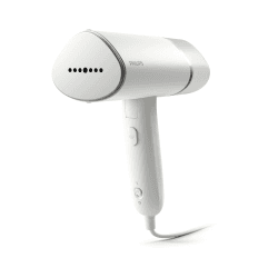 Philips Steamer 3000 Serie, Weiß, 1000 W | Dampfglätter mit 120 ml Wassertank, Metallplatte, Dampfleistung 20 g/min, inkl. Aufbewahrungstasche, 660 g (STH3020/10) Weiß 120ml Wassertank inkl. Reiseetui Angebot bei HelloDeals