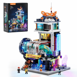 Lumibricks Cyberpunk Schwebezug-Station Baustein-Set Groß Angebot bei HelloDeals