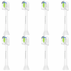 Trustnice Mini Aufsätze Ersatzbürsten für Philips Sonicare Bürstenköpfe – Kompatibel mit Philips Sonicare Elektrische Zahnbürste Snap-on-Bürstenmodell, 8er Pack Weiß 1 stück (8er Pack) Angebot bei HelloDeals