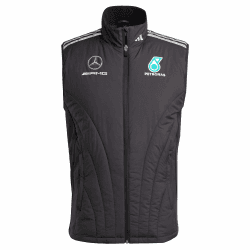adidas Men's MERCEDES - AMG PETRONAS FORMULA ONE TEAM MECHANICS WESTE S Black / Reflective Silver Angebot bei HelloDeals