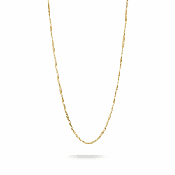 THOMAS SABO Charm-Kette Paperclip Figaro-Design vergoldet 45.00 cm Angebot bei HelloDeals