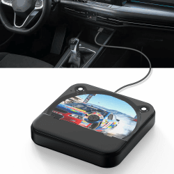 Externer CD Player für Auto Laptop TV, Plug-and-Play mit USB/AUX Anschluss | Anti-Skip AUTO-CD-Player, Universeller USB CD Laufwerk, Kompaktes Design, einfach zu installieren Schwarz Angebot bei HelloDeals