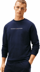 Tommy Hilfiger Herren Sweatshirt Track Top ohne Kapuze L Blue (Desert Sky) Angebot bei HelloDeals