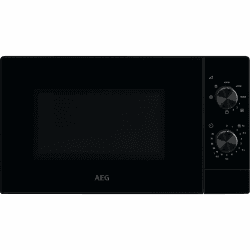 AEG Mikrowelle mit Grill MFB2111DB – freistehend, 21L, 800W Mikrowellenleistung, 1000W Quarzgrill, 5 Leistungsstufen, Edelstahl-Innenraum, Schwarz, Drehteller Ø 27cm 21 Liter Angebot bei HelloDeals