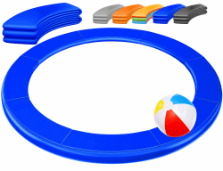 KESSER® - Trampolin Randabdeckung Ø 244, 305, 366, 426 cm, 30cm breit 100% UV-beständig reißfest Federabdeckung inkl. Beachball Blau 427 cm Angebot bei HelloDeals