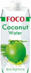 FOCO Kokosnusswasser | 100 % Pur & Natürlich | Erfrischender Durstlöscher & Sportgetränk | Von Natur aus Vegan | Praktisches Tetra-Pak | 12 x 500 ml pur 500 ml (12er Pack) Angebot bei HelloDeals