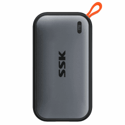 SSK SSD Festplatte Extern 1TB, bis zu 1050 MB/s, Portable Externe NVME SSD | USB3.2 Gen2, LED-Anzeige, ProRes 4K, wasser-&staubdicht, USB-C&A-Kabel,Solid State Drive für Typ-C-phones, PS5, Xbox, Mac, PC 1 TB Angebot bei HelloDeals