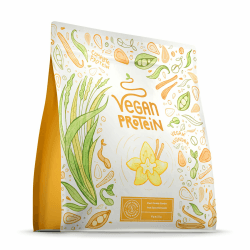 Alpha Foods Vegan Protein Pulver, 600g, 22g Proteingehalt pro Portion, Vanille Geschmack, 20 Shake Portionen, pflanzliches Proteinpulver, optimales Aminosäurenprofil Vanille 600g Angebot bei HelloDeals